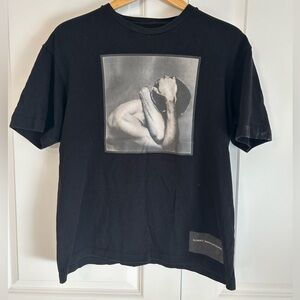 Zara x Robert Mapplethorpe limited edition graphic t-shirt black medium